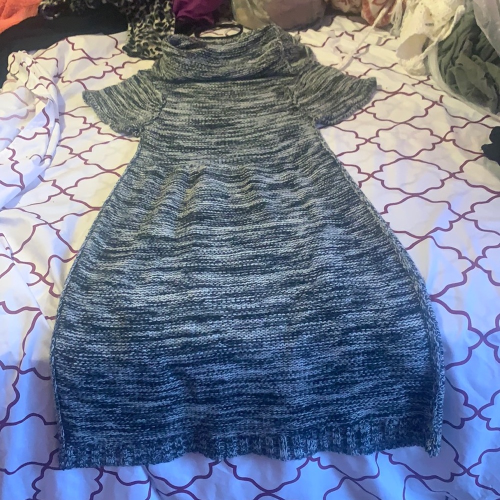 Crochet dress for winter